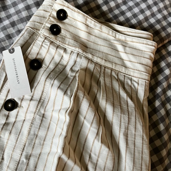 Anthro wide leg linen pant - Picture 4 of 8